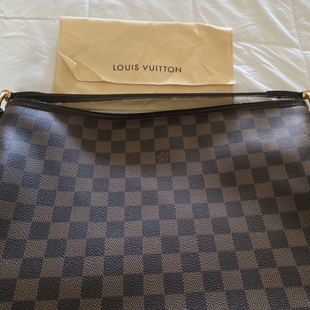 LOUIS VUITTON DAMIER EBENE GRACEFUL PM HANDBAG